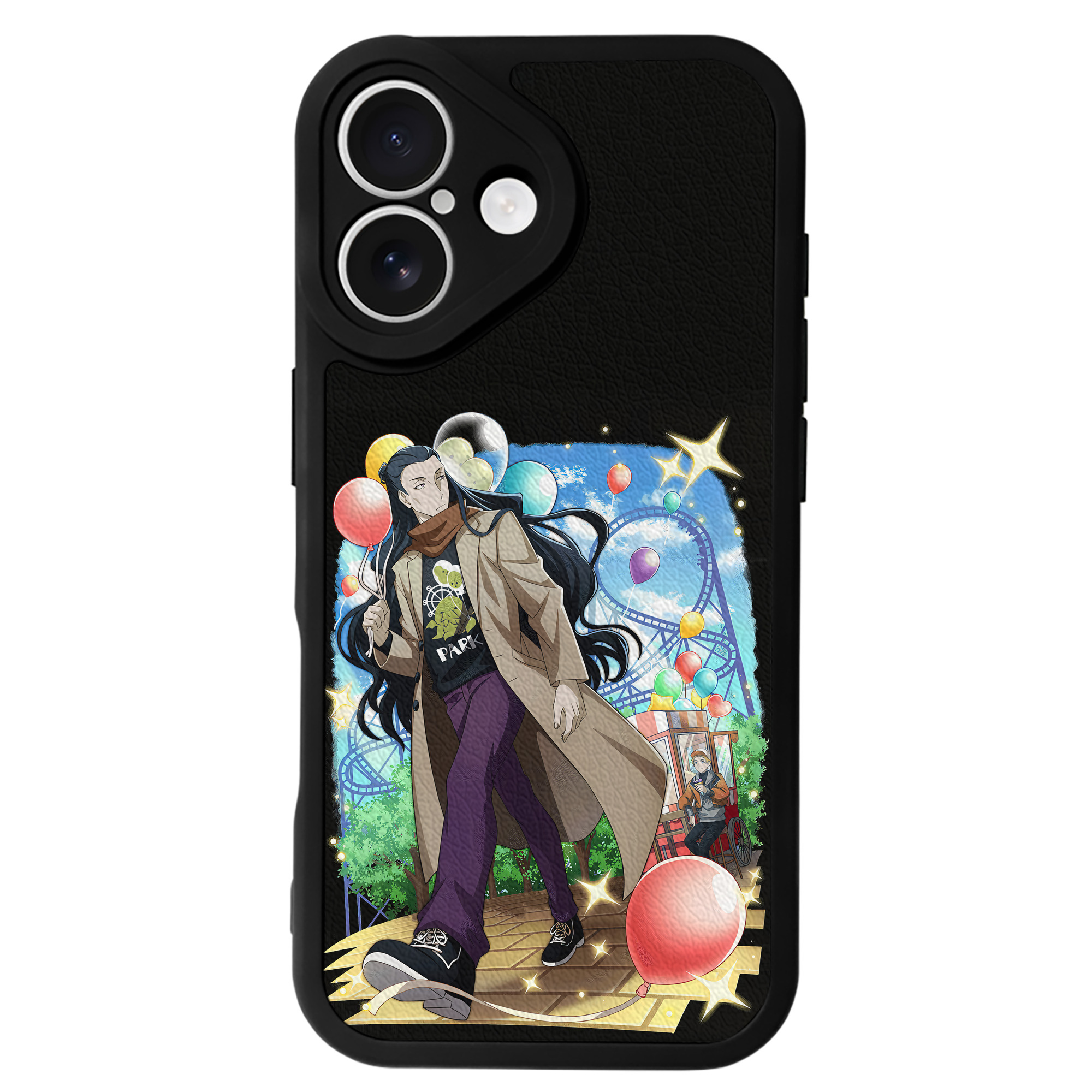 （画像用） 文豪ストレイドッグス Bungo Stray Dogs 【iPhone 16シリーズ対応】シリコンスマホケース（レザー調） 材質：シリコン